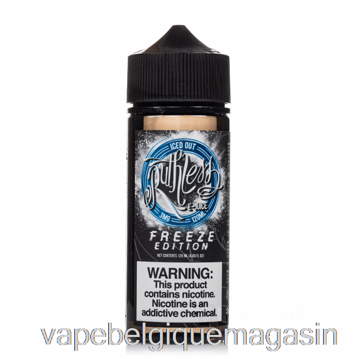 Vape Shop Bruxelles Iced Out - édition Freeze - Vapeur Impitoyable - 120ml 0mg